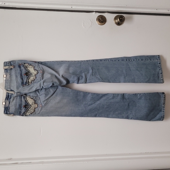 Farlow lace light wash jeans juniors size 1 - Picture 5 of 6